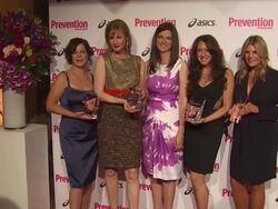 Marcia Gay Harden, Melissa Rosenberg, Mary Murcko, Joely Fisher, and Lisa Paulsen at the Prevention Magazine's 1st Annual Hollywood Heroes Soiree at Beverly Hills CA. (Footage by WireImage Video/GettyImages) Stock Footage