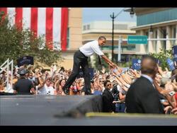 U.S. Presidential Candidate Barrack Obama picks Senator Joe Biden as running mate for Election 2008 Stock Footage