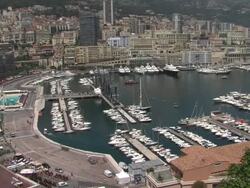 ATMOSPHERE Marina at the Monaco General Views at Monaco . (Footage by WireImage Video/Getty Images Entertainment Video) Stock Footage