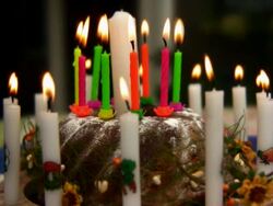 Birthday Cake Stock Footage