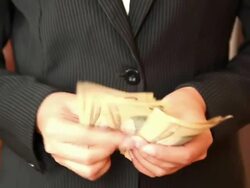 Counting money Stock Footage