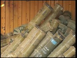 US troops find alleged weapons cache; fighting; patrols; interview News Clip