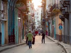 Havanna Street Scene - Cuba Stock Footage