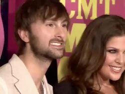 Dave Haywood, Hillary Scott, and Charles Kelley at Stock Footage