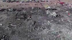 CLEAN : Mexico fireworks market blast wreckage News Clip