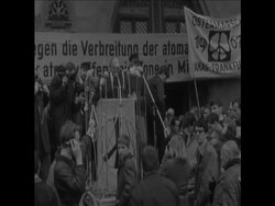 CAN947 PRESIDENT OF THE WORLD COUNCIL OF CHURCHES ADDRESSES ANTI-WAR RALLY IN FRANKFURT Instructional Video