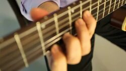 Man playing guitar Stock Footage