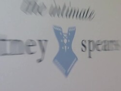 ATMOSPHERE - Signage at the Britney Spears Hosts The Exclusive Unveiling Of Her Signature Sleepwear Line: The Intimate Britney Spears Stock Footage