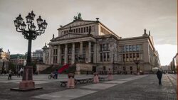 Gendarmenmarkt in Berlin, Germany Stock Footage
