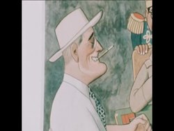 SYND 16 10 76 EXHIBTION OF THE POLITICAL CARTOONS IN WASHINGTON DC News Clip