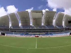 Construction At Arena Das Dunas, Natal Stock Footage