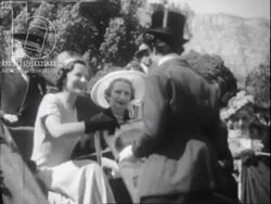 Festival of Flowers in Monaco. French Riviera, 1951 Stock Footage