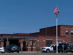 WS Entrance of Furnace Brook Middle School / Quincy, Massachusetts, United States Stock Footage