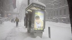 VOICED : Tormenta de nieve Jonas llego a Nueva York con gran intensidad News Clip