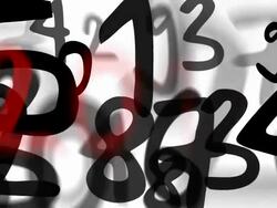 NUMBER 2014 :  (LOOP) Stock Footage