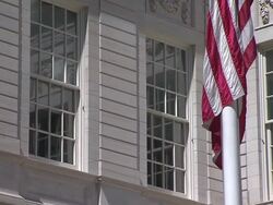 An American Flag On a Pole Stock Footage