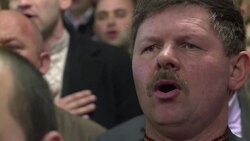 CLEAN : Party congress of Ukrainian presidential c News Clip