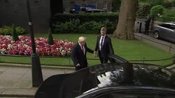 Boris Johnson Departs Downing Street News Clip