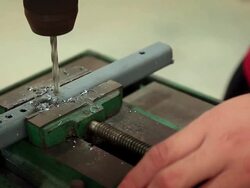 Close up shot of drill press,Multiple Image Stock Footage