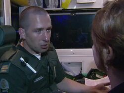 Booze bus paramedics during the World Cup News Clip