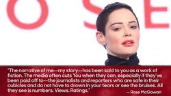 Rose McGowan Says She Feels "Validated" Following Harvey Weinstein Indictment | THR News News Clip