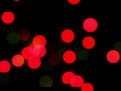 Blurred Blinking Christmas Stock Footage