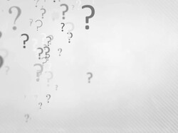 Floating Question Marks Background Loop - Charcoal Grey HD Stock Footage