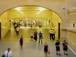 TIME LAPSE, Grand Hall of 42nd Street Grand Centra Stock Footage