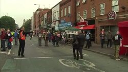 Anti-austerity protests held as the Conservative party conference begins in Manchester News Clip