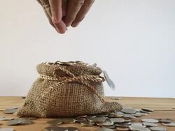 Save your money for investment Stock Footage