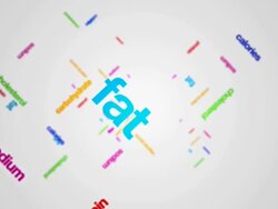 Nutrition word conceps Stock Footage