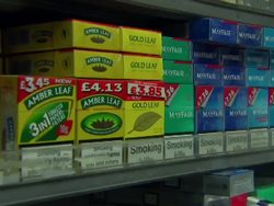 Cigarettes on Sale at Newsagents News Clip