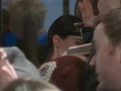 Rooney Mara at The Girl With The Dragon Tattoo: World Premiere at Odeon Leicester Square on December 12, 2011 in London, England (Footage by WireImage Video/Getty Images) Stock Footage