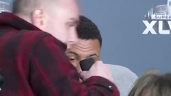 Seahawks fans at the Super Bowl in New Jersey celebrated their team's 43-8 Super Bowl win over the Denver Broncos. Denver fans promised that their team would be back next year. (Feb. 3) News Clip