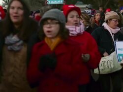 Immigration Groups Celebrate Obama Executive Action In Front Of White House Stock Footage