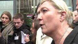 CLEAN : Marine Le Pen stirs immigration debate in Calais News Clip