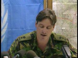 Bosnia - Ivanko And Vernon On Air Strikes News Clip