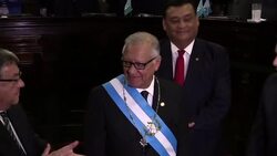 CLEAN : Guatemala swears in new president amid corruption storm News Clip