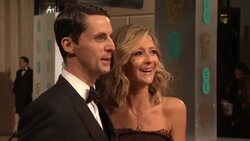 J.K. Simmons, Jack O'Connell, Stephen Hawking, Matthew Goode, more arrive at BAFTAs News Clip