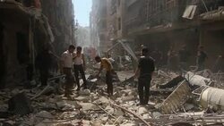 CLEAN : Syria strikes targets in Aleppo News Clip