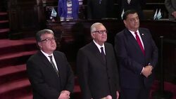 CLEAN : Guatemalan Congress swears in new president News Clip