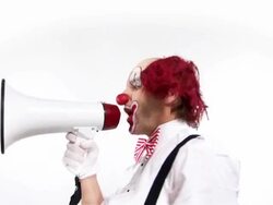 Revolving Mega Clown .. Stock Footage