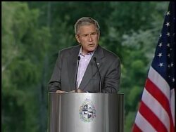 Listen to remarks by President Bush on his trip through South America. News Clip