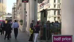 CLEAN : STOCKSHOTS: Tesco rebounds into slender annual net profit News Clip