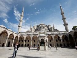 BLUE MOSQUE SULTAN AHMET CAMII Stock Footage