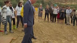 Prince Charles helps to release sea turtles back into the wild News Clip