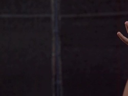 SLO MO, CU, Woman's hand hitting tennis ball with racket, Santa Barbara, California, USA Stock Footage