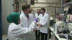 Business and Energy Secretary Greg Clark visits the School of Chemical Engineering at the University of Birmingham News Clip
