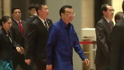 Li Keqiang Dinner Arrival Stock Footage