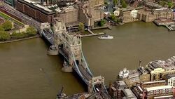 Aerials Of Tower Bridge News Clip